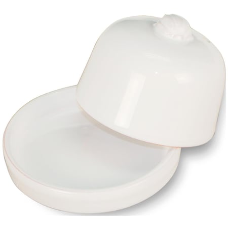 Reston Lloyd Terra Cotta Garlic Baker White 99103